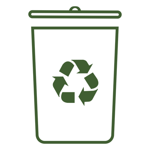 Trash can icon with recycle sign. Garbage bin or basket with recycling  symbol. 6800634 Vector Art at Vecteezy