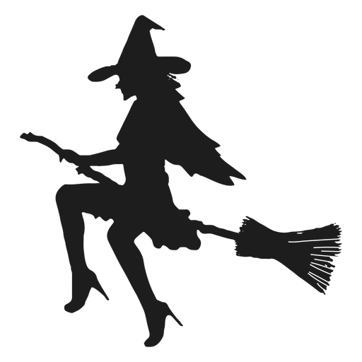 Sexy witch silhouette