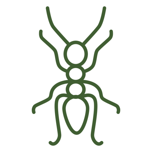 Ícone de formiga simples Desenho PNG