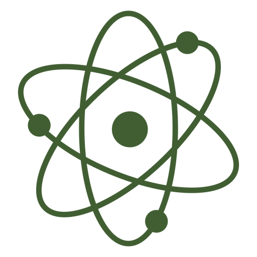 Einfaches Atomsymbol PNG-Design