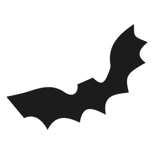 Simple bat mammal silhouette - Transparent PNG & SVG vector file