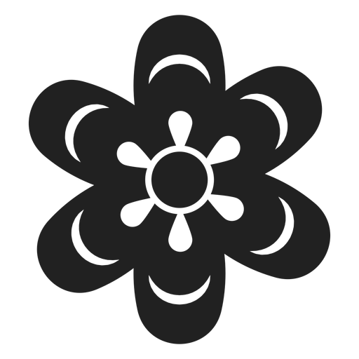 Free Free Flower Svg Black And White 372 SVG PNG EPS DXF File