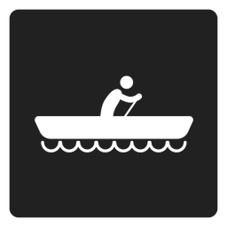 Icono cuadrado de navegación simple Diseño PNG