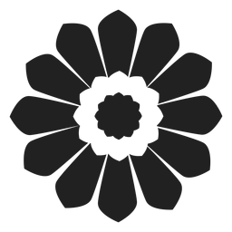 Ícone de margarida simples Desenho PNG