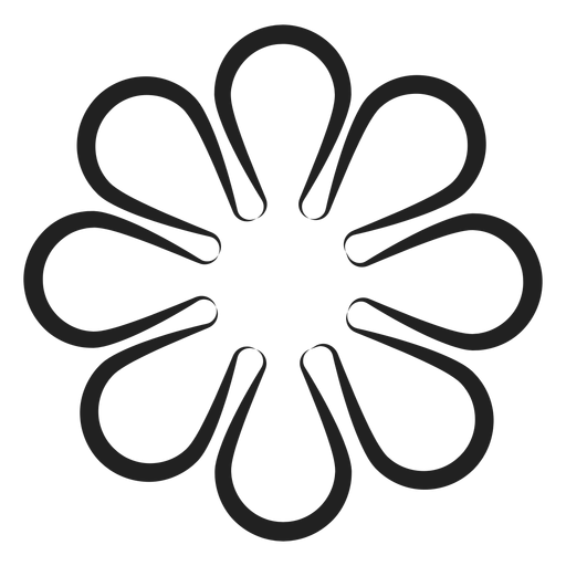 Free Free 325 Simple Flower Outline Svg SVG PNG EPS DXF File