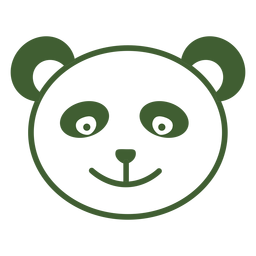 desenho de panda fácil