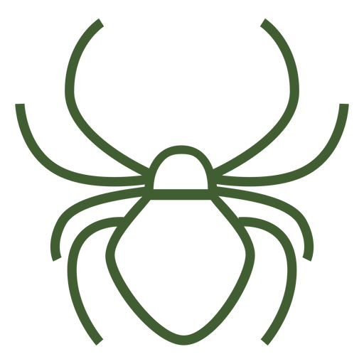 Einfaches Spinnensymbol PNG-Design