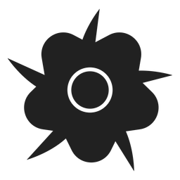 Ícone de flor silvestre simples Desenho PNG Transparent PNG