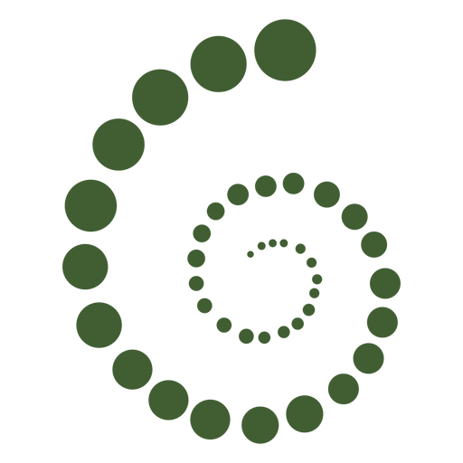 Spiralmolekül-Symbol PNG-Design