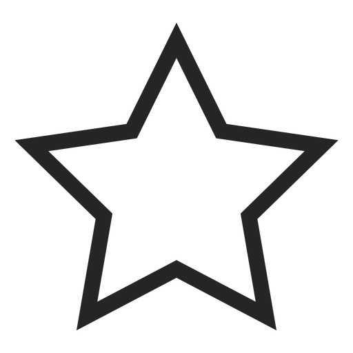 Ícone de estrela fofa Desenho PNG