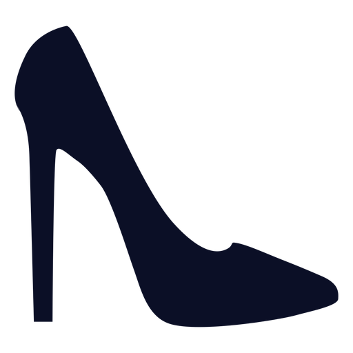 Stilletto Schuhe Silhouette PNG-Design