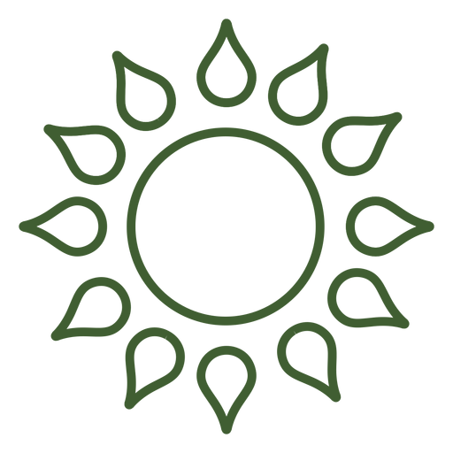 Sonnensymbol Sonne PNG-Design