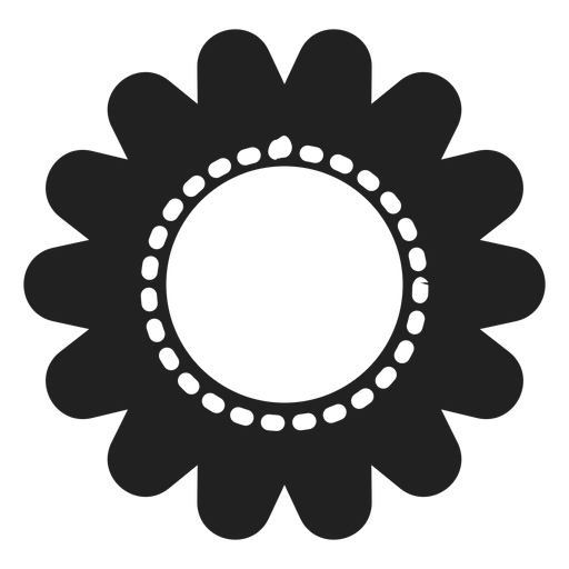 Ícone de flor de girassol Desenho PNG