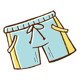 Icono de pantalones cortos de natación