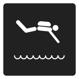 Natación icono cuadrado natación Transparent PNG
