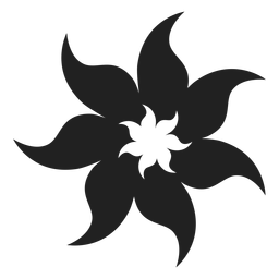 Tahitian tiare foam flower icon PNG Design