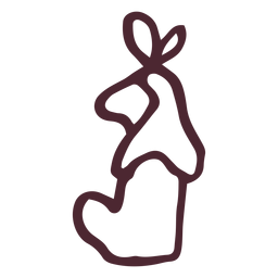 Símbolo tradicional dos hieróglifos dos deuses egípcios Desenho PNG
