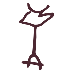 Traditional egypt hieroglyphic symbol PNG Design