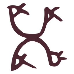 Traditional egyptian hieroglyph symbol PNG Design