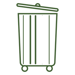 Icono de papelera Diseño PNG
