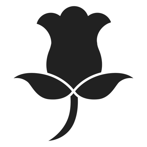 Icono de flor de tulip?n Diseño PNG