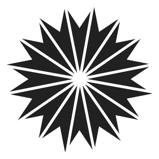Einzigartige Blumenikone PNG-Design