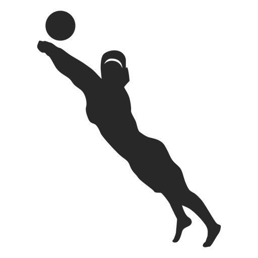 Volleyballspieler speichern Position PNG-Design