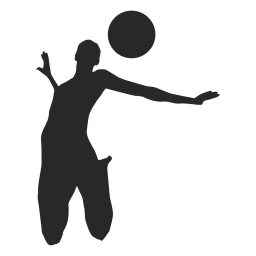 Posición de remate de voleibol - Descargar PNG/SVG transparente