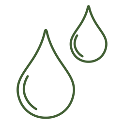Wassertropfen-Symbol PNG-Design