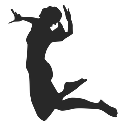 Frau Spike Silhouette PNG-Design