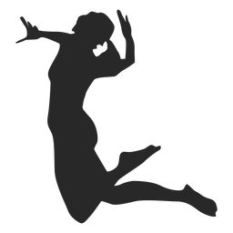 Mujer clavar silueta Transparent PNG