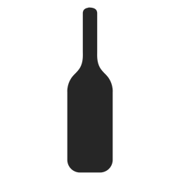 Ícone plano de garrafa de álcool