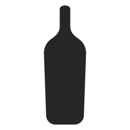 Alcoholic beverage bottle flat icon PNG Design
