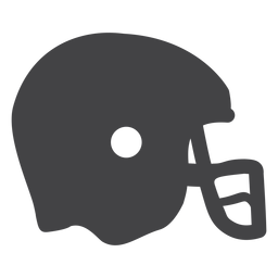 American football helmet flat icon PNG Design
