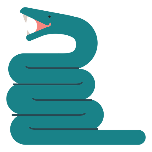 Ilustración de serpiente anaconda Diseño PNG