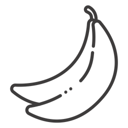 Ícone de fruta banana Desenho PNG