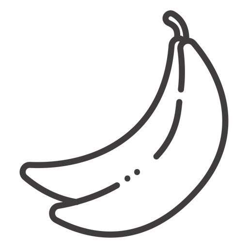 Banana Icon Fruit PNG & SVG Design For T-Shirts