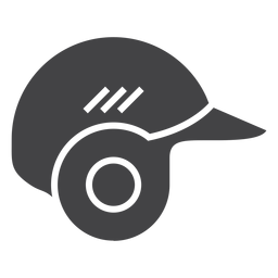 Casco de béisbol Diseño PNG