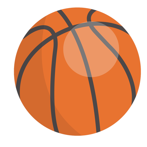 Icono de pelota de baloncesto Diseño PNG