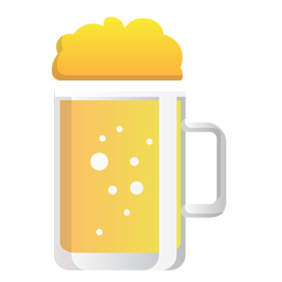 Beer mug glass icon Beer mug glass icon