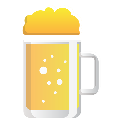 Beer mug glass icon