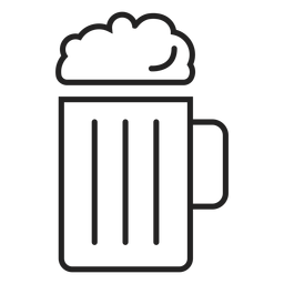 Jarra de cerveza icono bebida icono