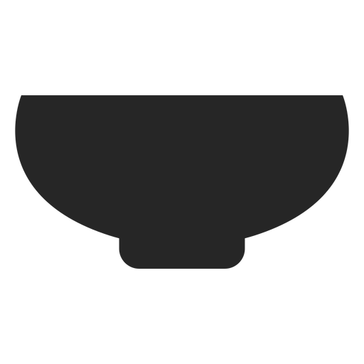 Bowl flat icon PNG Design