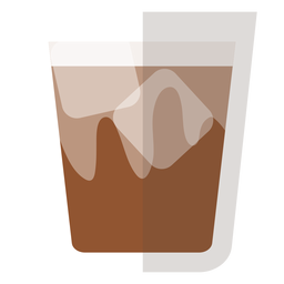 Brown butter cocktail icon PNG Design