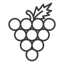 Bunch of grapes icon grapes PNG Design