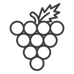 Cacho de uvas ícone de uvas Desenho PNG