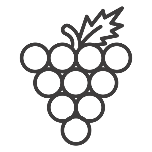 Weintraube Symbol Trauben PNG-Design
