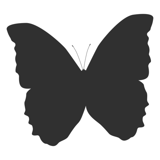 Mariposa mariposa silueta