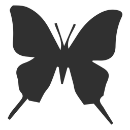 Ícone da silhueta da borboleta silhueta da borboleta Transparent PNG