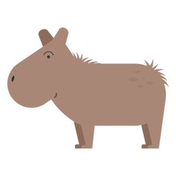 Capibara illustration PNG Design